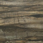 Pellini quartzite slab featuring dark brown and beige layered patterns, ideal for countertops in Burr Ridge. Pellini quartzite slab with dark brown and beige layered patterns from Burr Ridge.