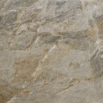 Tempesta quartzite slab featuring grey and beige tones with brown veining. Tempesta quartzite slab with grey and beige tones and brown veining