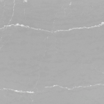 Clareanne quartz slab featuring a soft greige background and crisp white linear veining in Hinsdale Clareanne quartz slab with a soft greige background and crisp white linear veining in Hinsdale