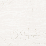 Delgatie quartz slab featuring a soft off-white background with subtle cream marbling and crackled veining in Mundelein Delgatie quartz slab with a soft off-white background and subtle cream marbling and crackled veining in Mundelein