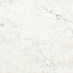 Dovestone quartz slab by Cambria with beige and gray veining in Skokie Dovestone quartz slab with beige and gray tones and subtle veining in Skokie