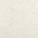 Malvern quartz slab featuring a soft cream base and subtle pale grey speckling in Villa Park Malvern quartz slab with a soft cream base and subtle pale grey speckling in Villa Park