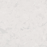 Weybourne quartz slab by Cambria with white base and light gray veins in Oak Park Weybourne quartz slab featuring a soft white background with delicate gray veining in Oak Park