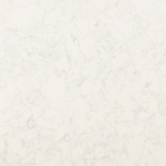 Whitby quartz slab with a soft white base and pale grey marbling in Chicago Whitby quartz slab with a soft white base and pale grey marbling in Chicago