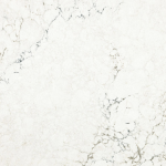 Whitendale quartz slab sample showing a cream backdrop and subtle veining in Hinsdale Whitendale quartz slab with a cream background and delicate veining in Hinsdale